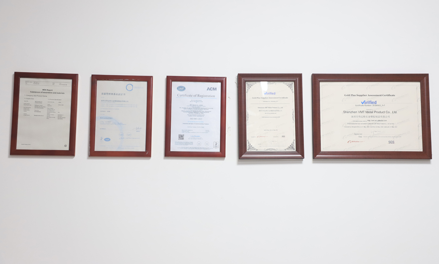 ISO9001 certificates
