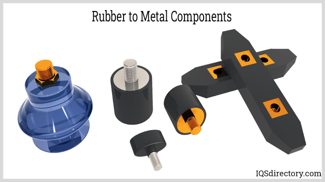 Rubber to Metal Components Rubber to Metal Components